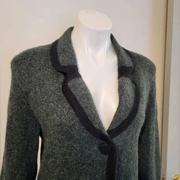 Peruvian Alpaca Collection Baby Alpaca Button Down Cardigan/Blazer Made In Peru - Picture 5 of 11